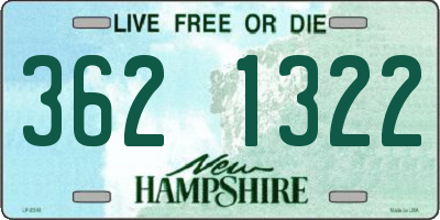 NH license plate 3621322