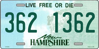 NH license plate 3621362