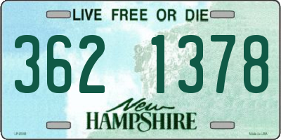 NH license plate 3621378