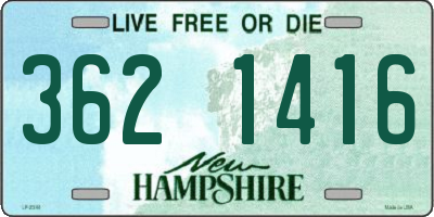 NH license plate 3621416