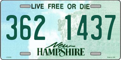 NH license plate 3621437