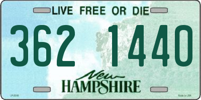 NH license plate 3621440