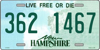 NH license plate 3621467