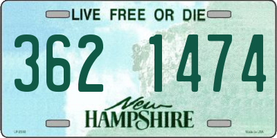NH license plate 3621474