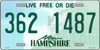 NH license plate 3621487