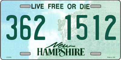 NH license plate 3621512