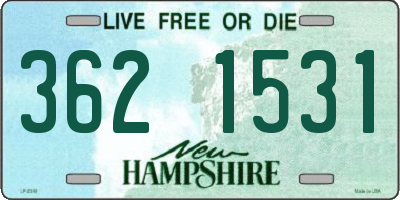 NH license plate 3621531