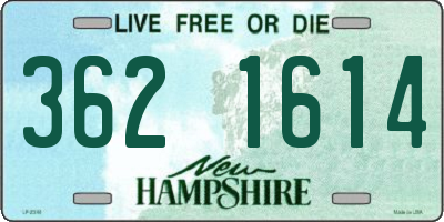 NH license plate 3621614
