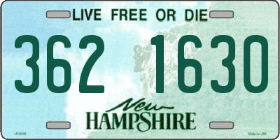 NH license plate 3621630