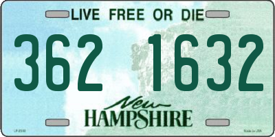 NH license plate 3621632
