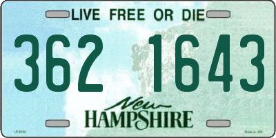 NH license plate 3621643