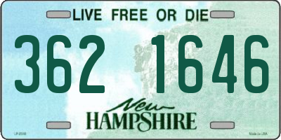 NH license plate 3621646