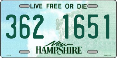 NH license plate 3621651