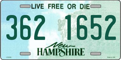 NH license plate 3621652