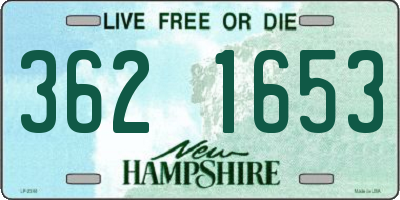 NH license plate 3621653
