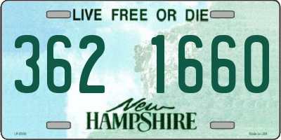 NH license plate 3621660