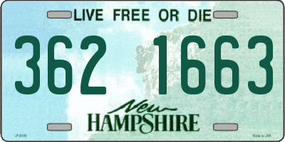 NH license plate 3621663