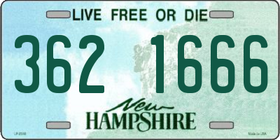 NH license plate 3621666