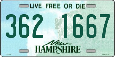 NH license plate 3621667