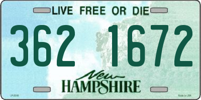 NH license plate 3621672