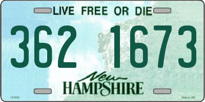 NH license plate 3621673