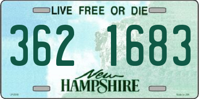 NH license plate 3621683