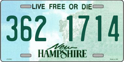 NH license plate 3621714