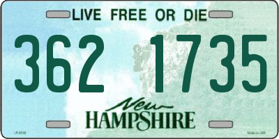 NH license plate 3621735