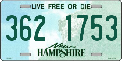 NH license plate 3621753