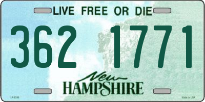NH license plate 3621771