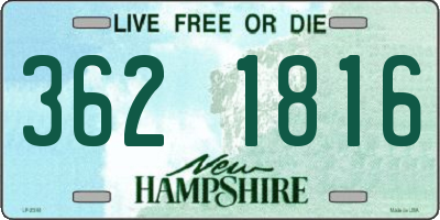 NH license plate 3621816