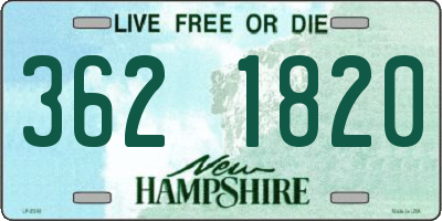NH license plate 3621820