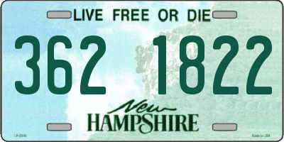 NH license plate 3621822