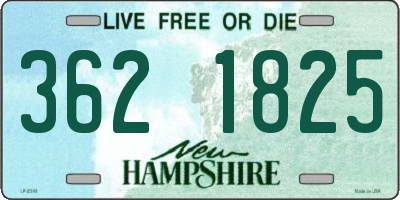 NH license plate 3621825