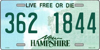NH license plate 3621844
