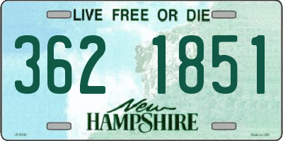 NH license plate 3621851