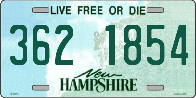NH license plate 3621854
