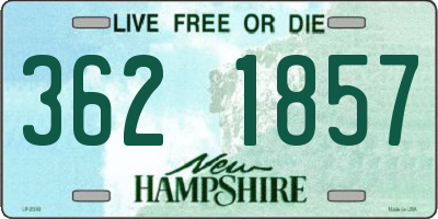 NH license plate 3621857