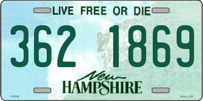 NH license plate 3621869