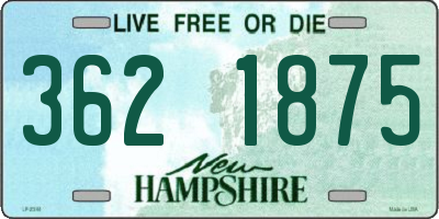 NH license plate 3621875