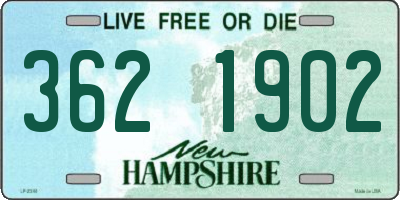 NH license plate 3621902