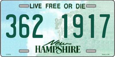 NH license plate 3621917
