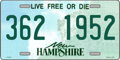 NH license plate 3621952