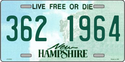 NH license plate 3621964
