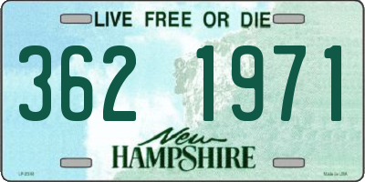 NH license plate 3621971