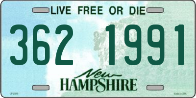 NH license plate 3621991