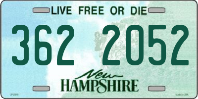 NH license plate 3622052