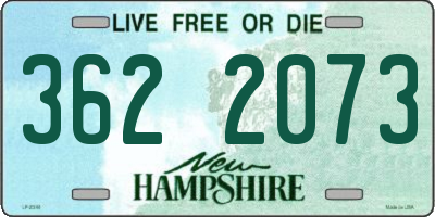 NH license plate 3622073