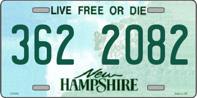 NH license plate 3622082