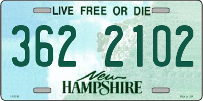 NH license plate 3622102